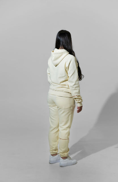 Women tracksuit beige