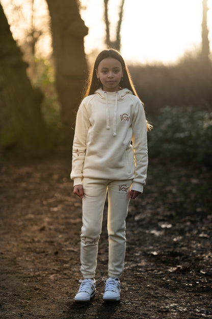 Kids girls tracksuit beige