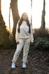 Women tracksuit beige